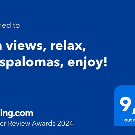 Sea Views, Relax, Maspalomas, Enjoy! *